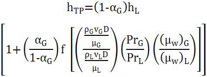 (62) Após o desenvolvimento algébrico, obtém-se: (63) A função f é postulada como definida na forma de uma constante, C, e de coeficientes exponenciais, (m, n,