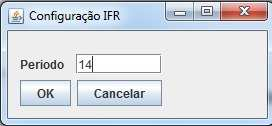 Figura 38 - Tela de configuração do indicador MACD No gráfico do sistema o ponto de compra ocorre quando o histograma do MACD é negativo e para de cair começando a virar para cima.