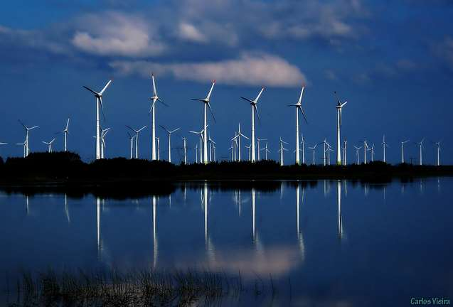 Produção de Energia Elétrica Geração Eólica Parque