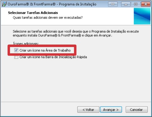 AVANÇAR 4 - Selecione a opção CRIAR UM