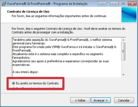 exe Ao abrir a tela inicial do Assistente de Instalação, clique em