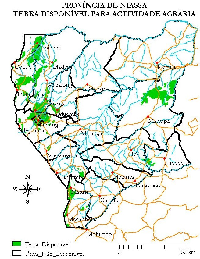 Informação de base para o trabalho de campo Terra Disponível, Província de Niassa.