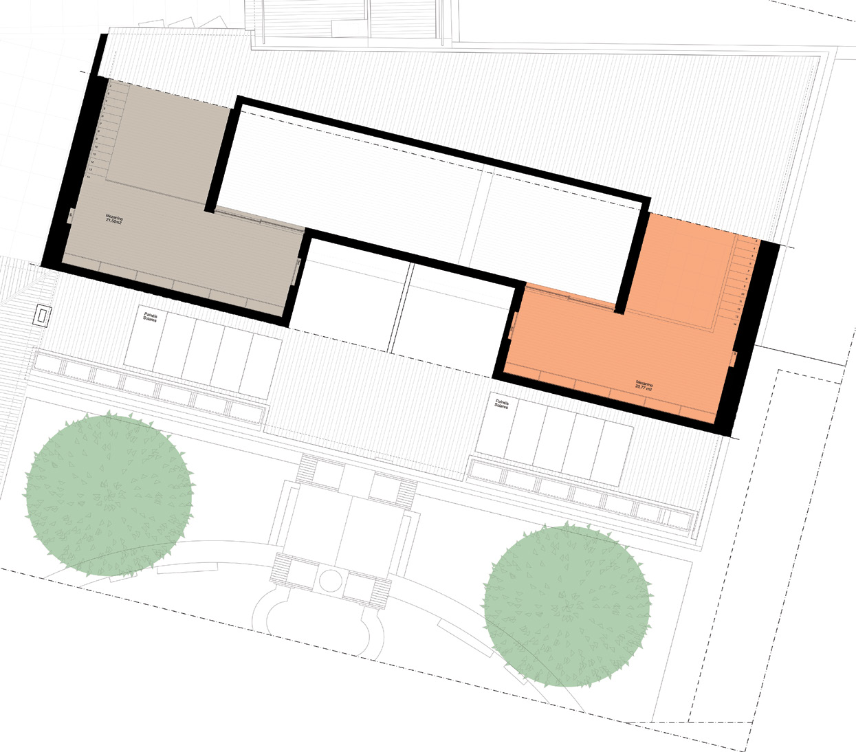 Planta Piso 1 Floor 1 Planta Mezzanines Mezzanines A2 A1 T2+1 MEZZANINE T1+1