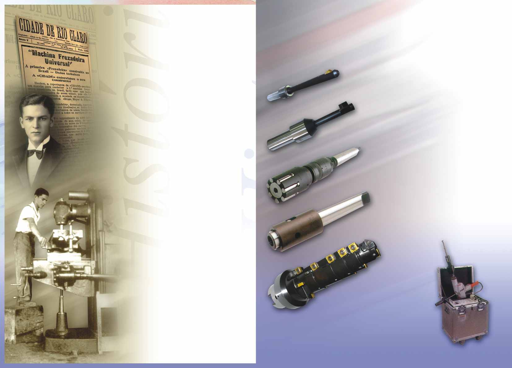 H i s t ó r i c o A empresa foi fundada em 1942 pelo Sr. Salim Hanna, como uma ferramentaria dedicada à construção de ferramentas especiais.