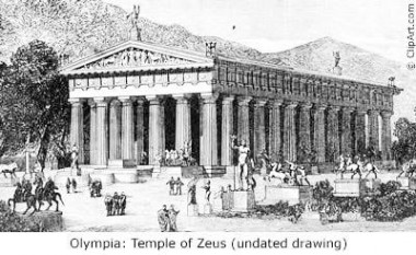 Durante os jogos olímpicos da antiguidade, que honravam Zeus, fogos adicionais eram acesos no seu