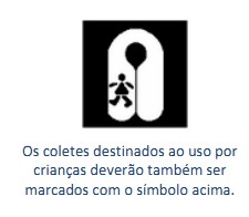 COLETES SALVA VIDAS A quantidade (dotação) de coletes em uma embarcação deve atender ao limite máximo (lotação) de pessoas a bordo, ou seja, para 100% da lotação autorizada no documento de inscrição