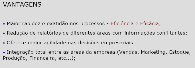 O desenho da base de dados favorece os relatórios, a análise de grandes