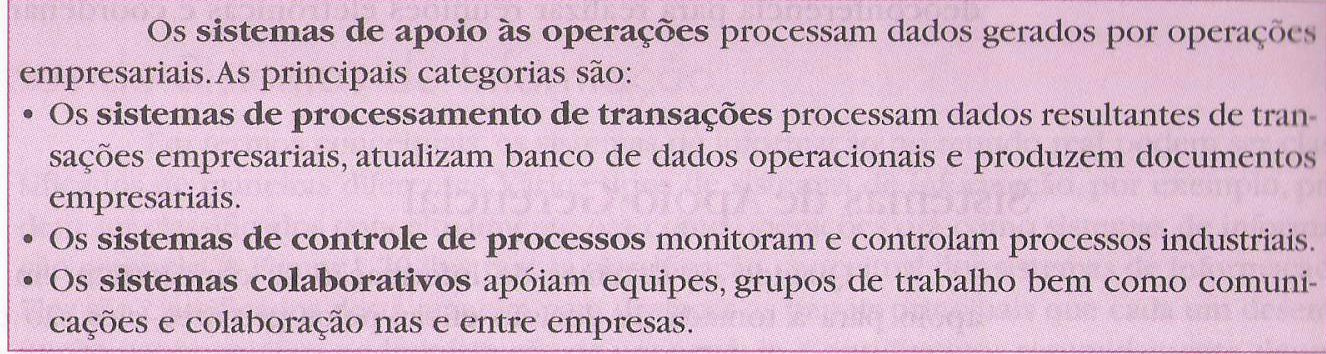 Classificação de Sistemas de Classificação de Sistemas de quanto à