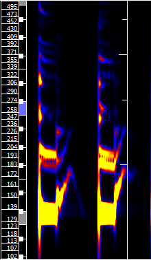 Para verificar com maior clareza os detalhes do espectro sonoro dos instrumentos, o nível de ganho do Layer foi ajustado em 13db para todas as imagens, permitindo-nos maior detalhamento.