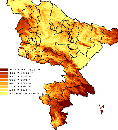 Figura 4: Mapa Altimétrico.