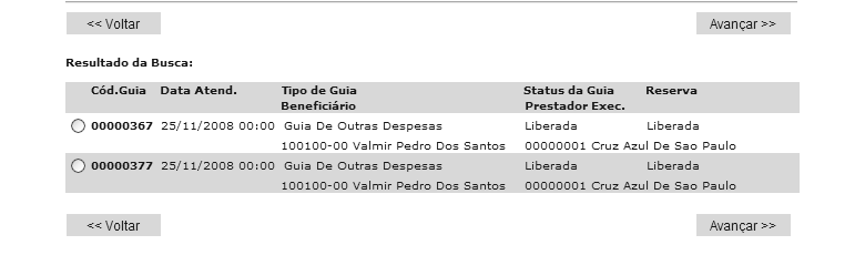 43 Figura 75 Para prosseguir, é necessário selecionar a guia que desejamos cancelar e clicar em Avançar.