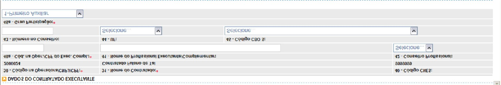 Legenda Dados da Solicitação/Procedimentos e Exames Solicitados: CAMPO Nº. NOME DO CAMPO DESCRIÇÃO PREENCHIMENTO 21 Data / Hora da solicitação Data / Hora da solicitação Obrigatório.