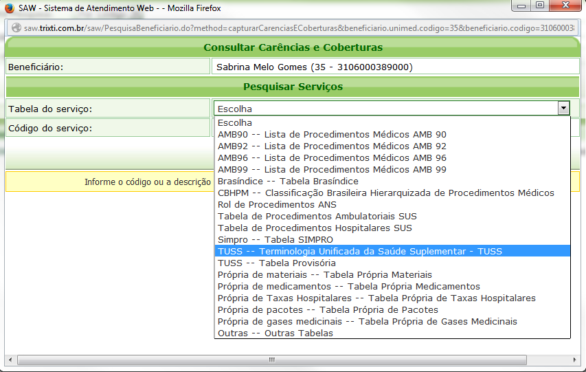 Atendimento/Tele Atendimento