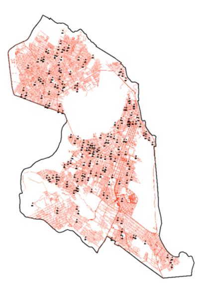 equipamento, seja ele escola, posto de saúde, estações transporte público, parques, entre outros (Dony et al., 2015; Jun et al., 2015; Langford et al., 2016).