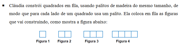 Aqui o problema foi entregue aos alunos, em uma folha, para que realizassem a leitura individual.