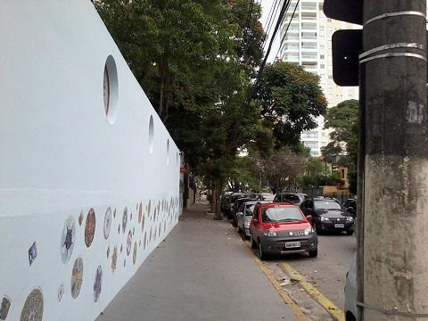 rua Caiubi, detalhe da inexistência de guia