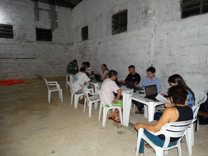 O técnico responsável pela região do Baixo Paraíba, Gustavo V. Souza, coordenou o evento.