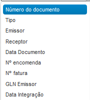 É possível adicionar filtragem dos seguintes campos, Figura 10. Figura 10 - Campos possíveis adicionar para filtragem avançada.