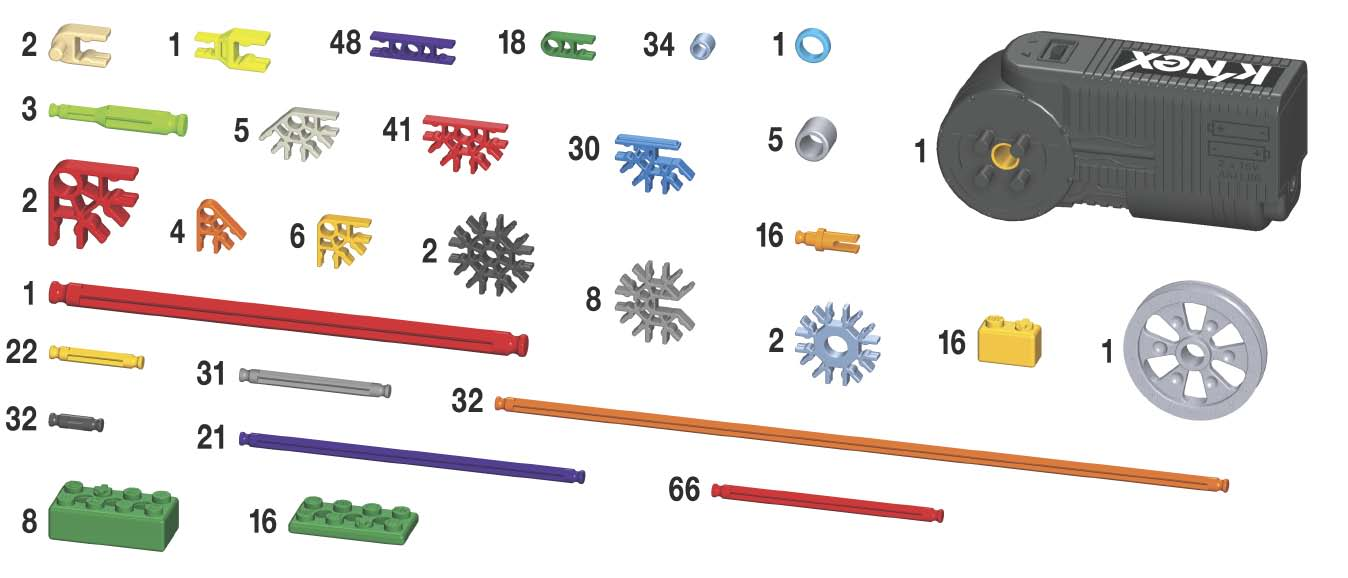 BUILDING BASICS Start Building To begin your model, find the 1 and follow