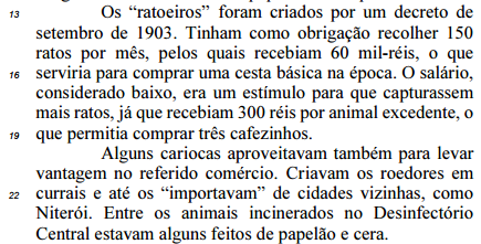 .. A colocação de uma vírgula imediatamente depois da palavra capuchinhos altera o sentido da frase. Está correto o que se afirma em a) I, II e III. b) I e II, apenas. c) II e III, apenas.