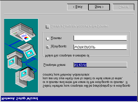 D:\I386, assumindo que a unidade D corresponde à unidade de CD-ROM). 10. Em seguida, o Windows solicita um Ethernet ID.