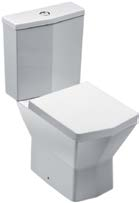 thermo hardened plastic WC seat with chrome hinges 25,5 Kg. 24 un 12,5 Kg.