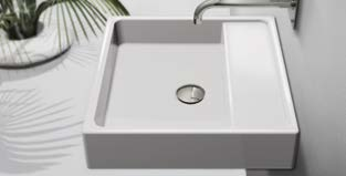 wall-hung washbasin without hole to faucet 1738200040 F2 Full lavatório de pousar e