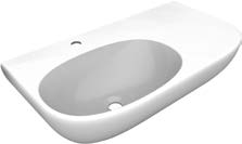 para torneira - direito countertop or wall washbasin without hole to faucet - right 1753100040 800mm