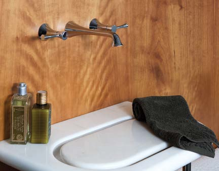 with double towel bar 17002S3-xxx Techno S3 - Compact suporte em metal com