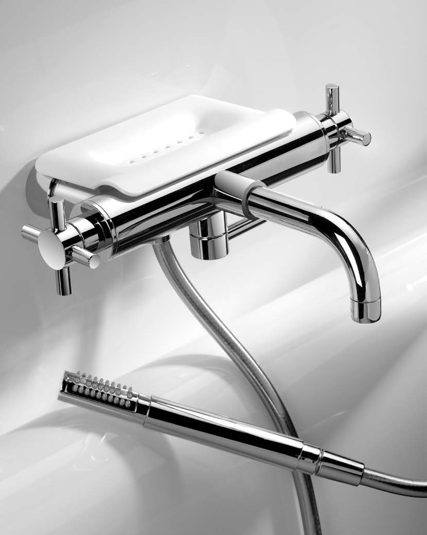 bimando com chuveiro 2 hole wall mounted bath/shower mixer with hand shower 5,5 Kg 260 271 55 133 55 148 31430TB-xxx 31431TB-xxx