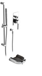 manual concealed single lever valve set with bath spout, shower bar and hand shower 10,0 Kg 155 150 90 202,5 G 1/2 20 Ø30 Ø27 Ø30 583 70 52,5 47,5 205