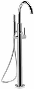 Techno Design Carlos Aguiar 250 Ø28 32421TH-xxx monocomando de banho ao chão com bica alta mounting floor single lever side valve mixer with high