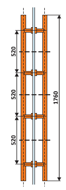 Diâmetro do tubo de 25