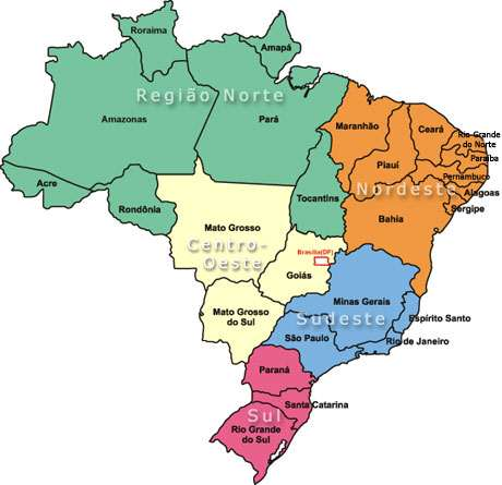 Qual a região do Brasil com o