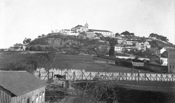 Igreja da Penha de França, vista da avenida Almirante Reis (c.