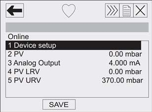 Guia de Início Rápido Interface do Utilizador do Comunicador de Campo Determinar o quadro de sequências de Teclas Rápidas 1. Ligue o Comunicador de Campo ao Modelo 2088, 2090F ou 2090P da Rosemount.