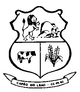 Estado do Rio Grande do Sul PREFEITURA MUNICIPAL DE CAPÃO DO LEÃO Secretaria Municipal de Finanças Av. Narciso Silva, 1195. e-mail: compras@capaodoleao.rs.gov.br Site: www.capaodoleao.rs.gov.br Processo Administrativo nº.