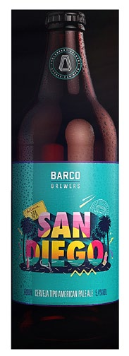 Cerveja San Diego Barco Descartavel A San Diego é uma american Pale Ale inspirada na vertente west coast de fazer cerveja.
