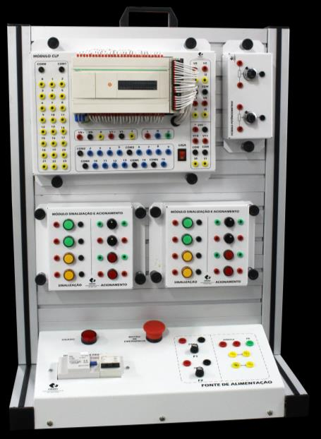 CONJUNTO DIDÁTICO PARA ESTUDO EM CLP (IEC 61131-3) FINAME: 3117197 MODELO: EE0005/EE00357 APRESENTAÇÃO A linha de Bancadas Didáticas, foi desenvolvida com alta tecnologia, visando às necessidades das