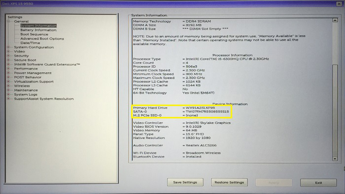 A unidade de disco rígido é listada em Unidades de disco. Como identificar a unidade de disco rígido no Windows 8 1. Toque ou clique em Configurações na barra de botões do Windows 8. 2.