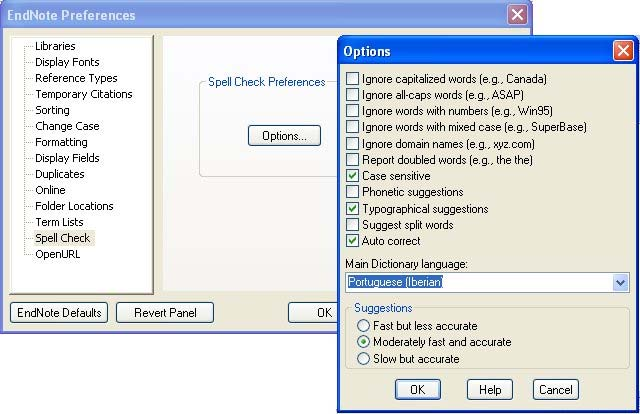 Seleccione a opção Preferences do menu Edit.