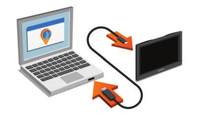 5 Ligue o seu dispositivo Garmin ao computador utilizando um cabo USB. 6 Clique em Adicionar um dispositivo. O software do Garmin Express deteta o seu dispositivo. 7 Clique em Adicionar dispositivo.