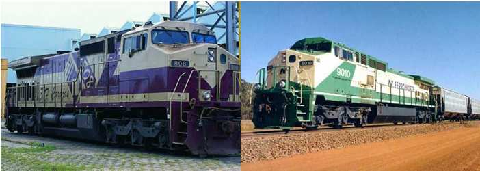 Locomotiva Diesel létrica GM DDM45