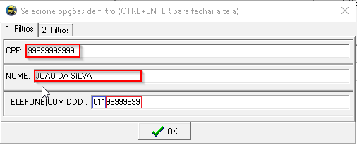 Cadastrando o Número do Cartão do Motorista. 4.