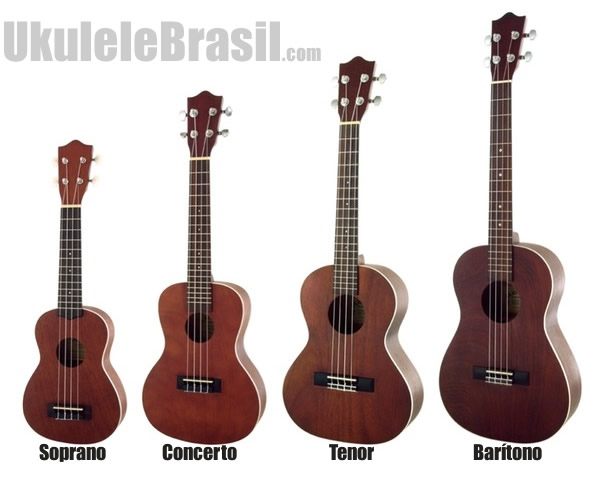 ) Tenor O Tenor é ainda maior que o tradicional Soprano. Possui um volume de nível excelente com seu sustain ainda reforçado, graças as suas dimensões, se diferenciando dos modelos menores de ukulele.