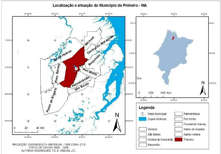 1 INTRODUÇÃO O Maranhão é notável pelo caráter distinto dos ecossistemas como: cerrado, babaçuais e a Baixada Maranhense, localizada ao norte do Estado, cujos campos naturais inundáveis constituem o