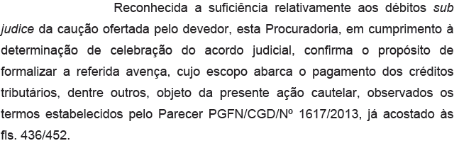 3 595 Esse o quadro, algumas ponderações se afiguram pertinentes. Em primeiro lugar, embora no Parecer PGFN conste conteúdo albergado pelo sigilo comercial e da informação pessoal.