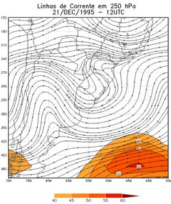 transporte de umidade do oceano para o continente, e isso, associada a advecção de calor favorece a alimentação e o desenvolvimento das núvens do tipo Cumulunimbus na periferia do VCAN.