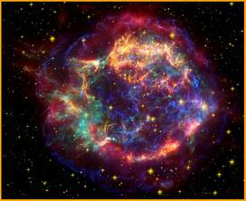 nêutrons e liberando uma quantidade gigantesca de energia. A estrela que antes media milhares de quilômetros de diâmetro, agora mede cerca de 8 a 16 Km.