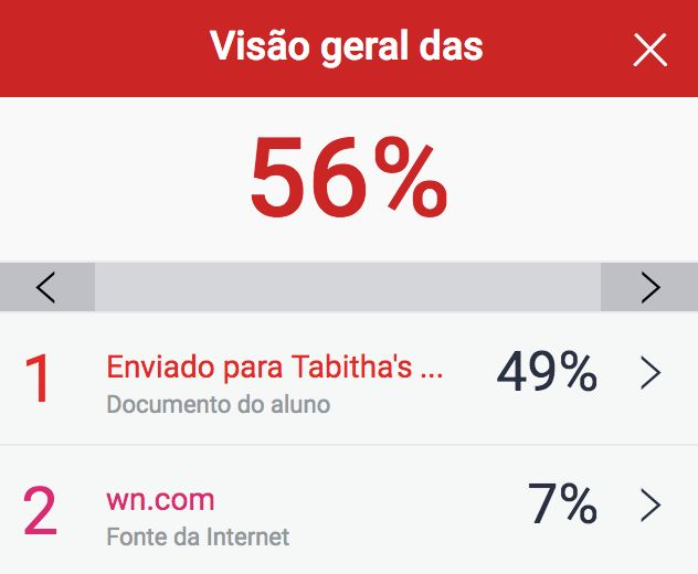 Selecione uma correspondência que você gostaria de visualizar.